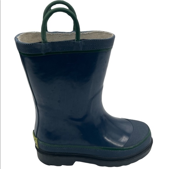 Western Chief Fire Chief Navy Slip On Waterproof Rain Boots Size 9 Toddler - Picture 5 of 10